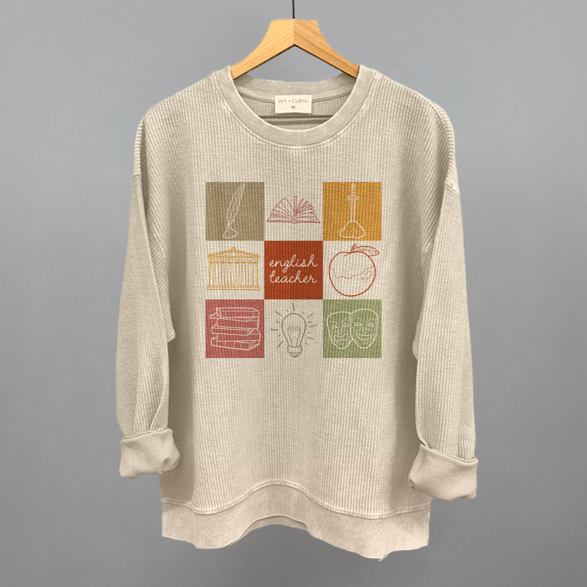 English Teacher Doodle Grid