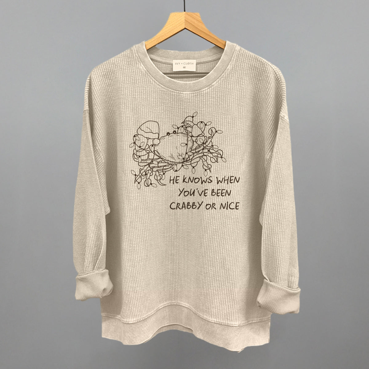 He Knows When You've Been Crabby Or Nice