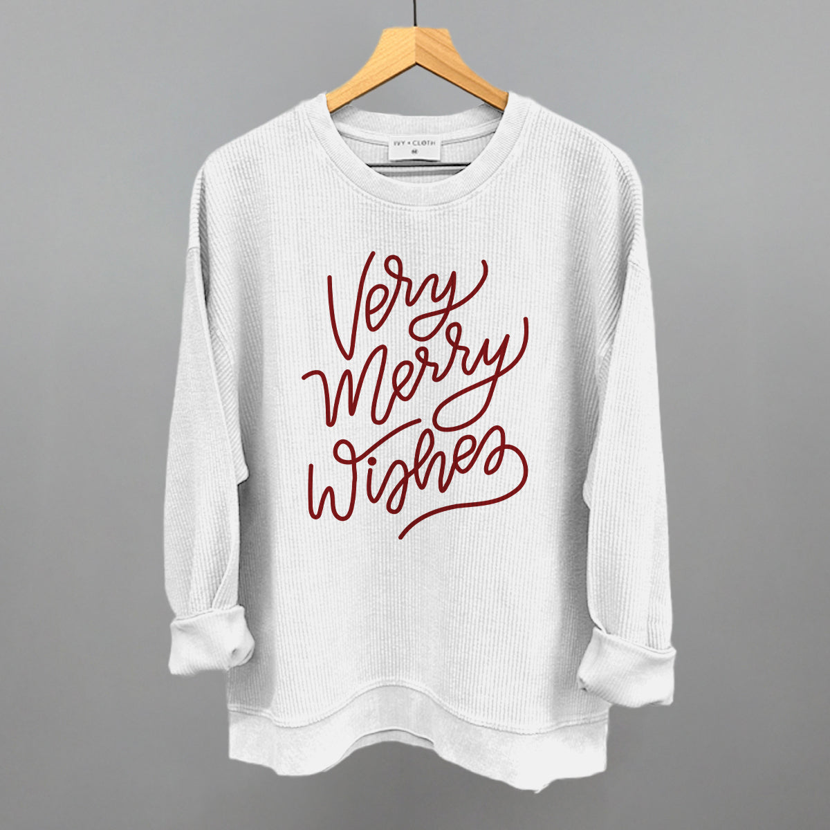 Very Merry Wishes Handwritten