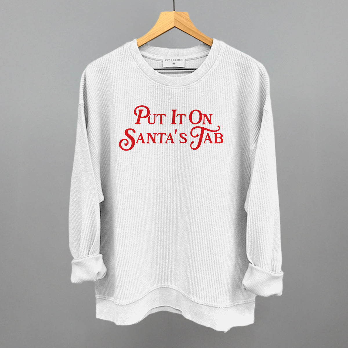 Put It On Santa's Tab (Red)