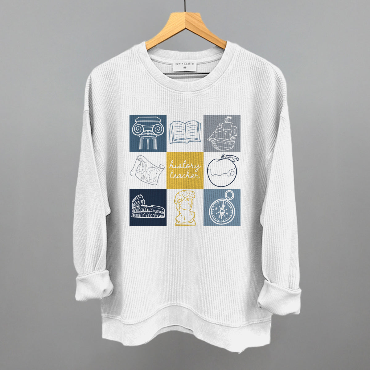 History Teacher Doodle Grid