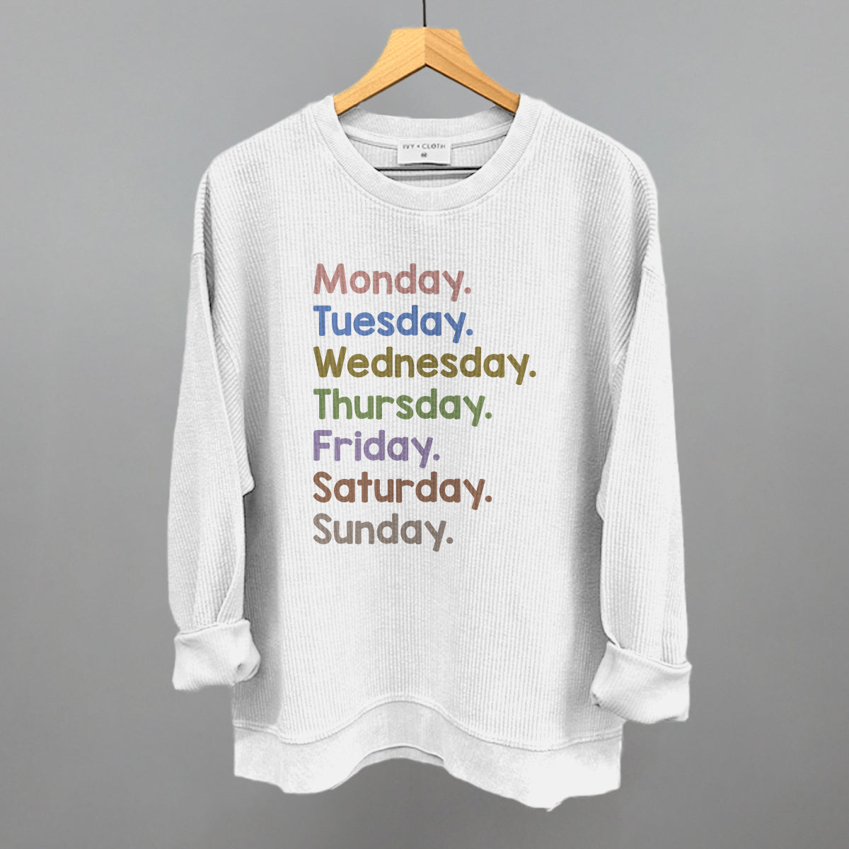 Days Of The Week Colorful