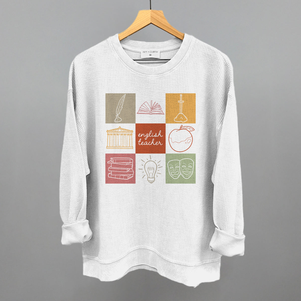 English Teacher Doodle Grid