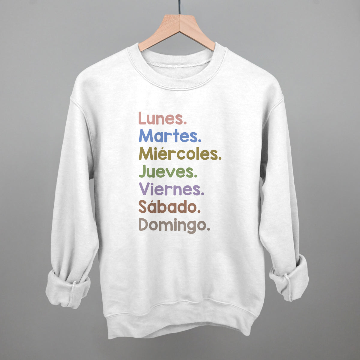 Dias De La Semana Colorful