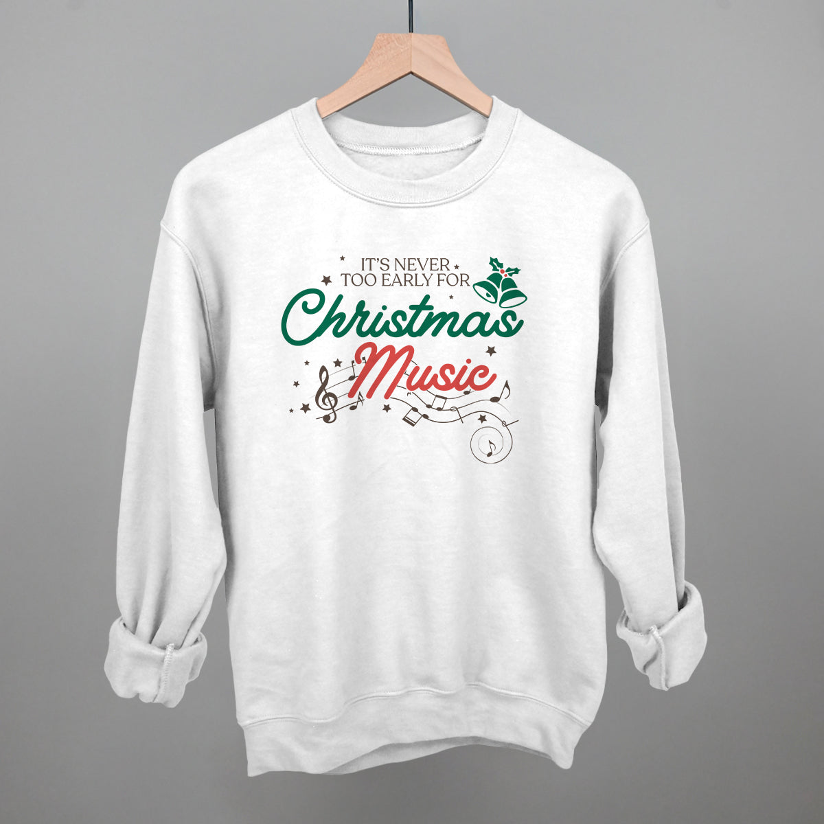 It's Never Too Early For Christmas Music Doodle