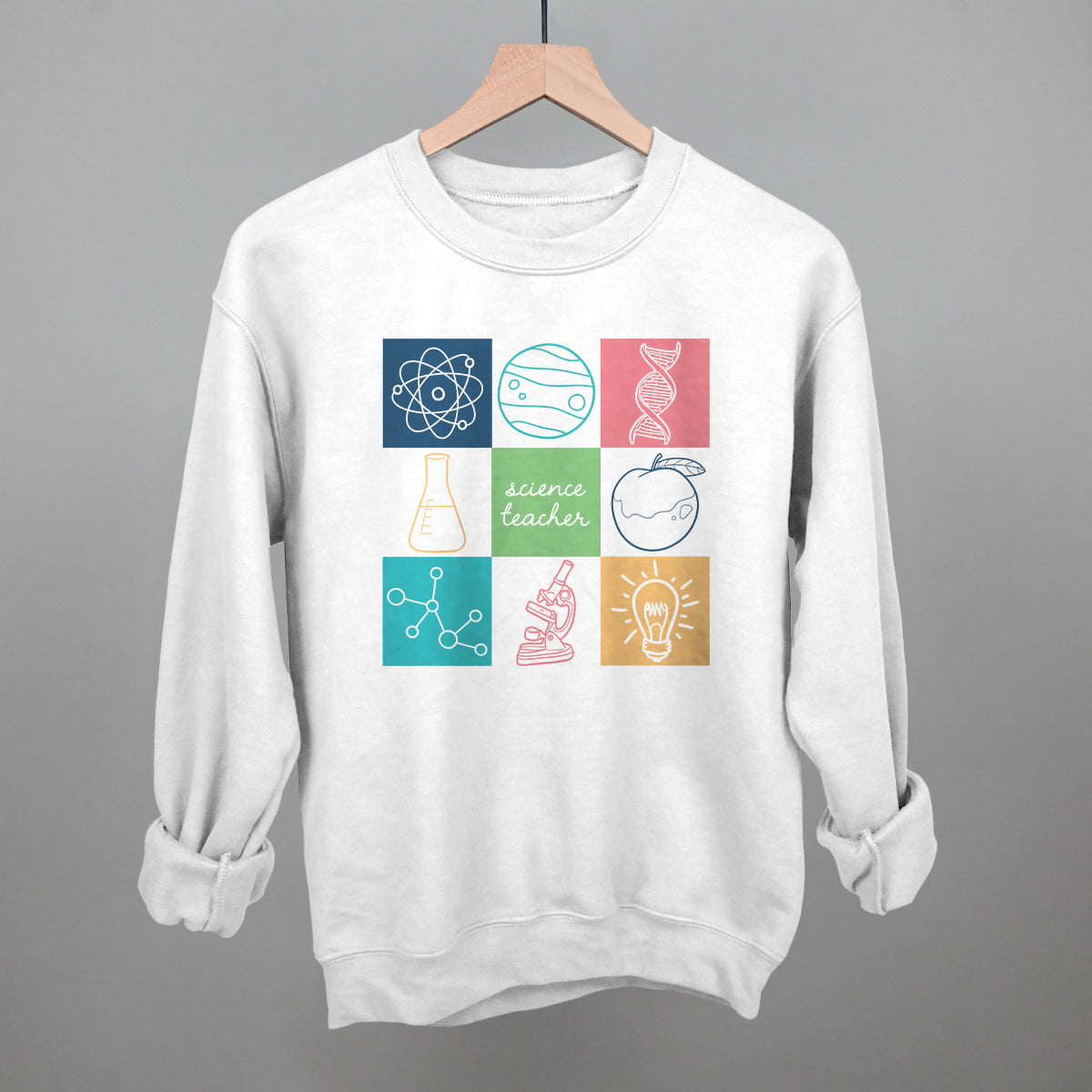 Science Teacher Doodle Grid