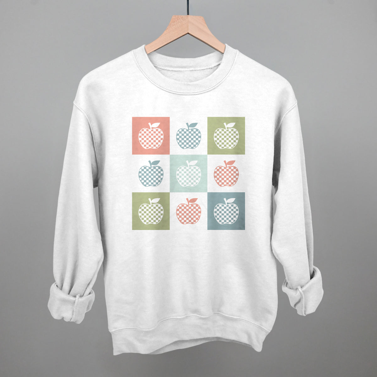 Checkered Apples Grid