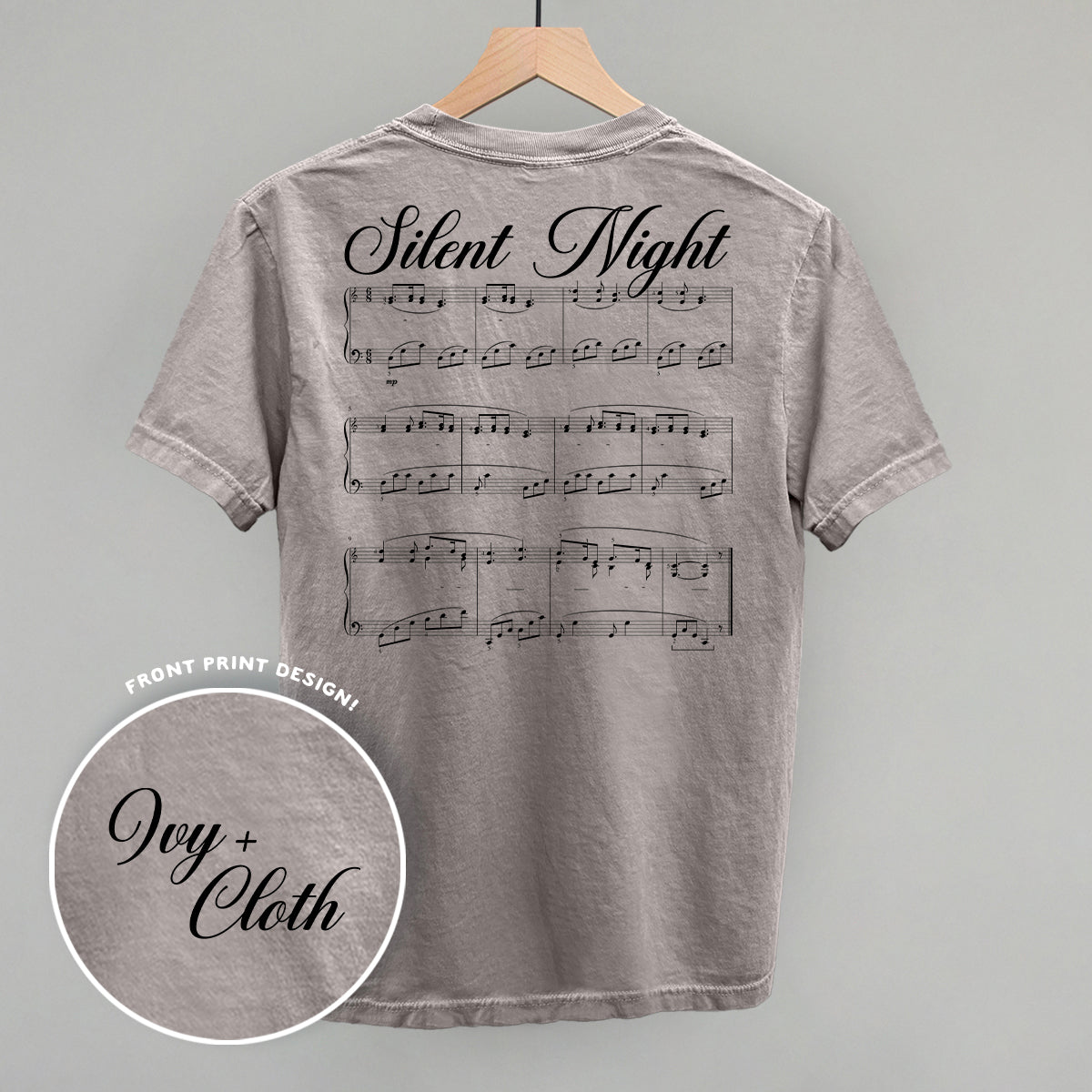 Silent Night Sheet Music (Back Print)
