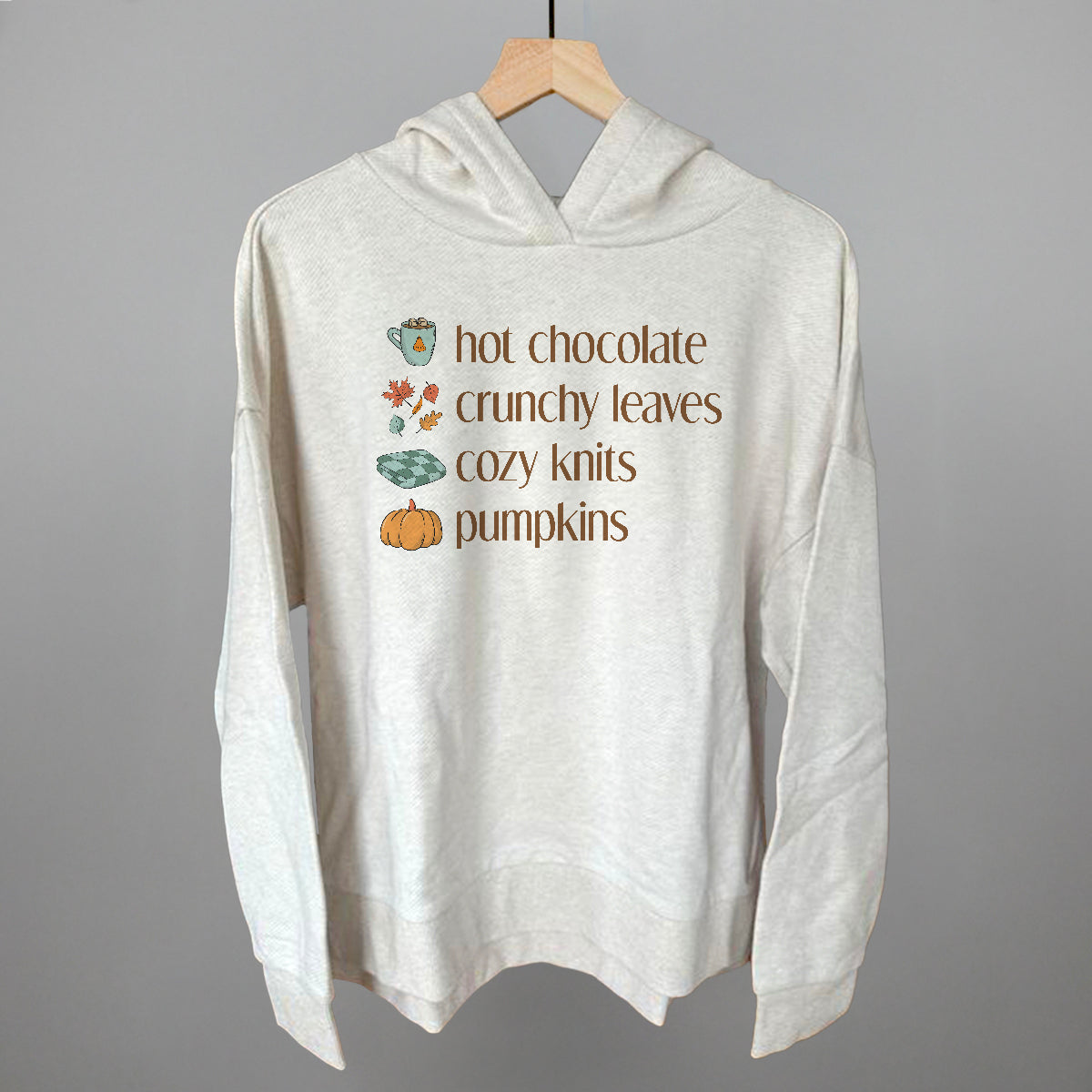 Hot Chocolate, Crunchy Leaves, Cozy Knits, Pumpkins