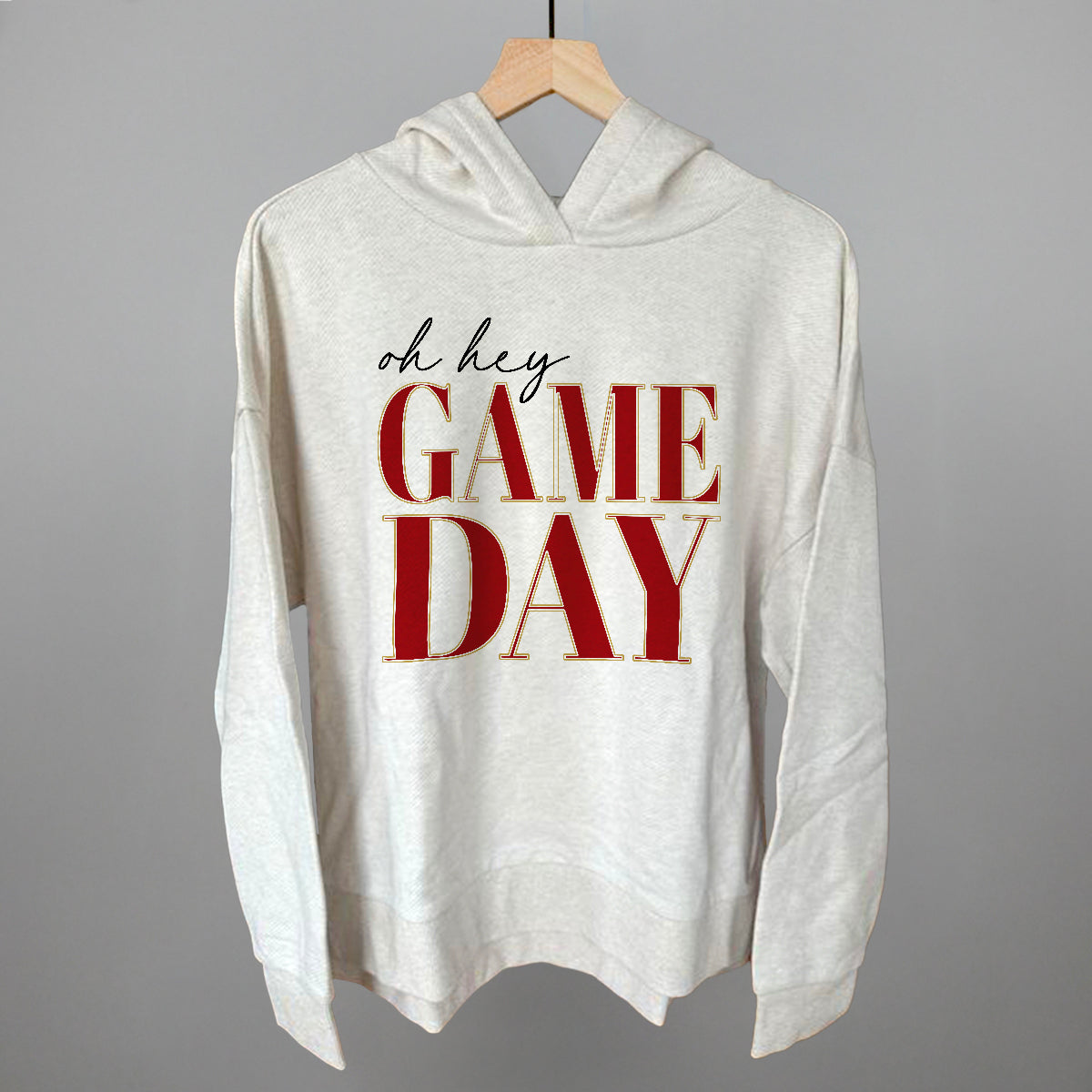 Oh Hey Game Day (Red + Gold)