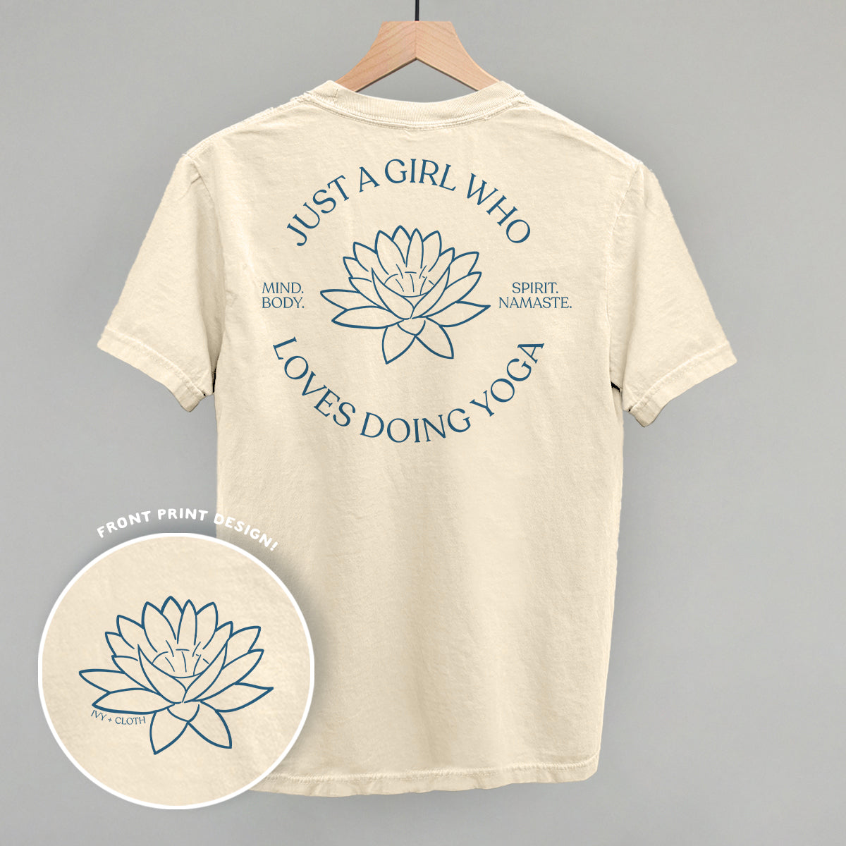 Just A Girl Who Loves Doing Yoga (Back Print)