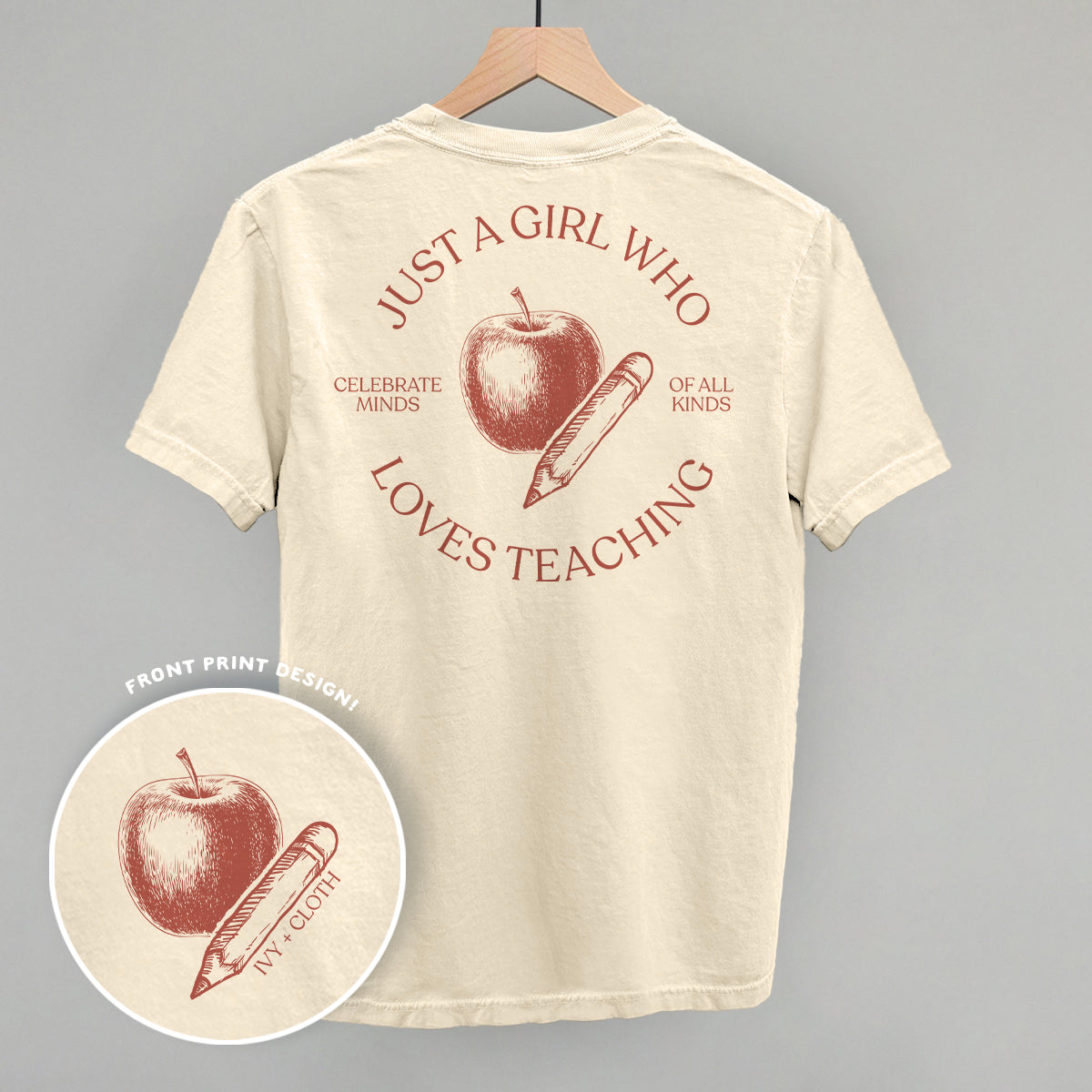 Just A Girl Who Loves Teaching (Back Print)