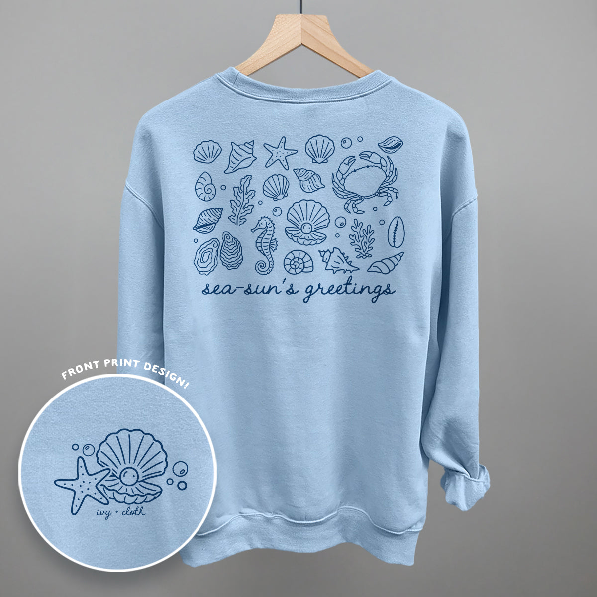 Sea-Sun's Greetings (Back Print)