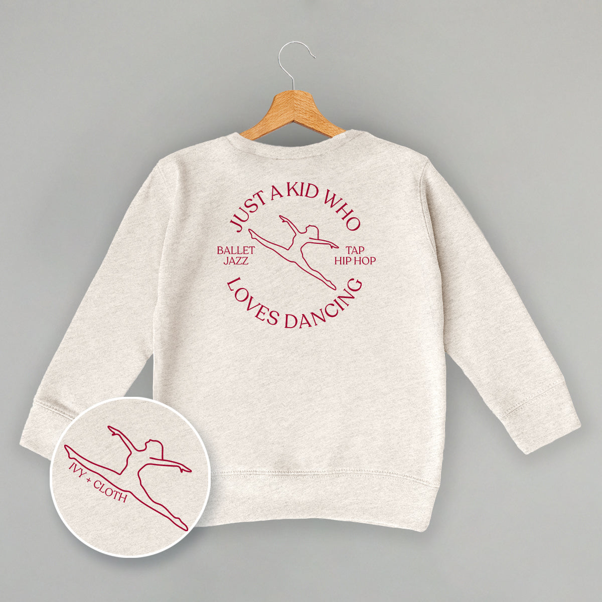 Just A Kid Who Loves Dancing (Kids Back Print)