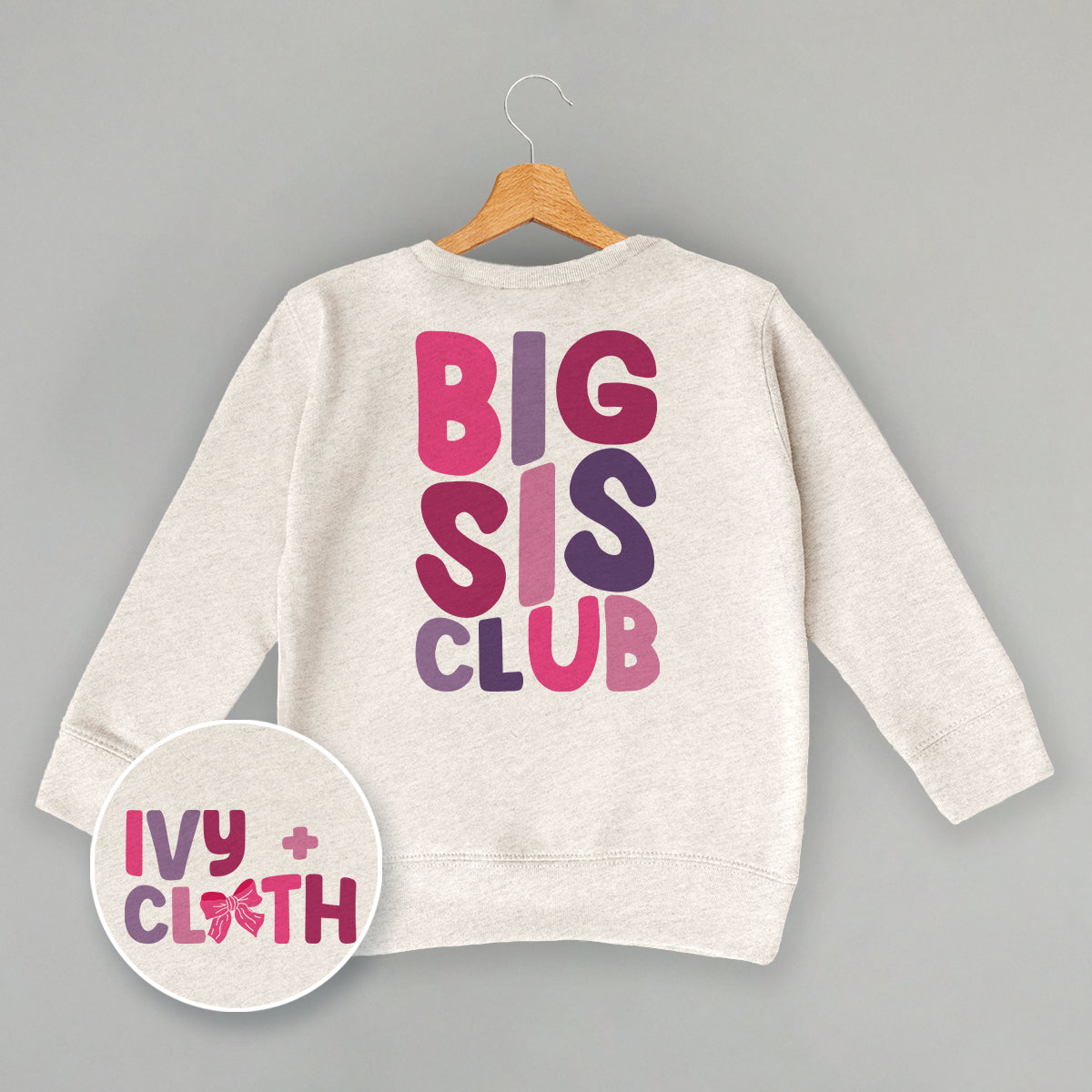 Big Sis Club (Kids Back Print)