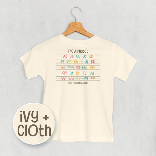 Colorful Alphabet (Kids Back Print)
