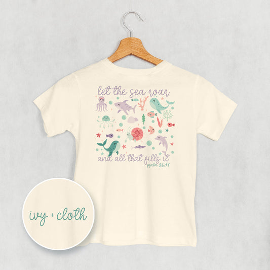 Let The Sea Roar Psalm 96:11 (Kids Back Print)