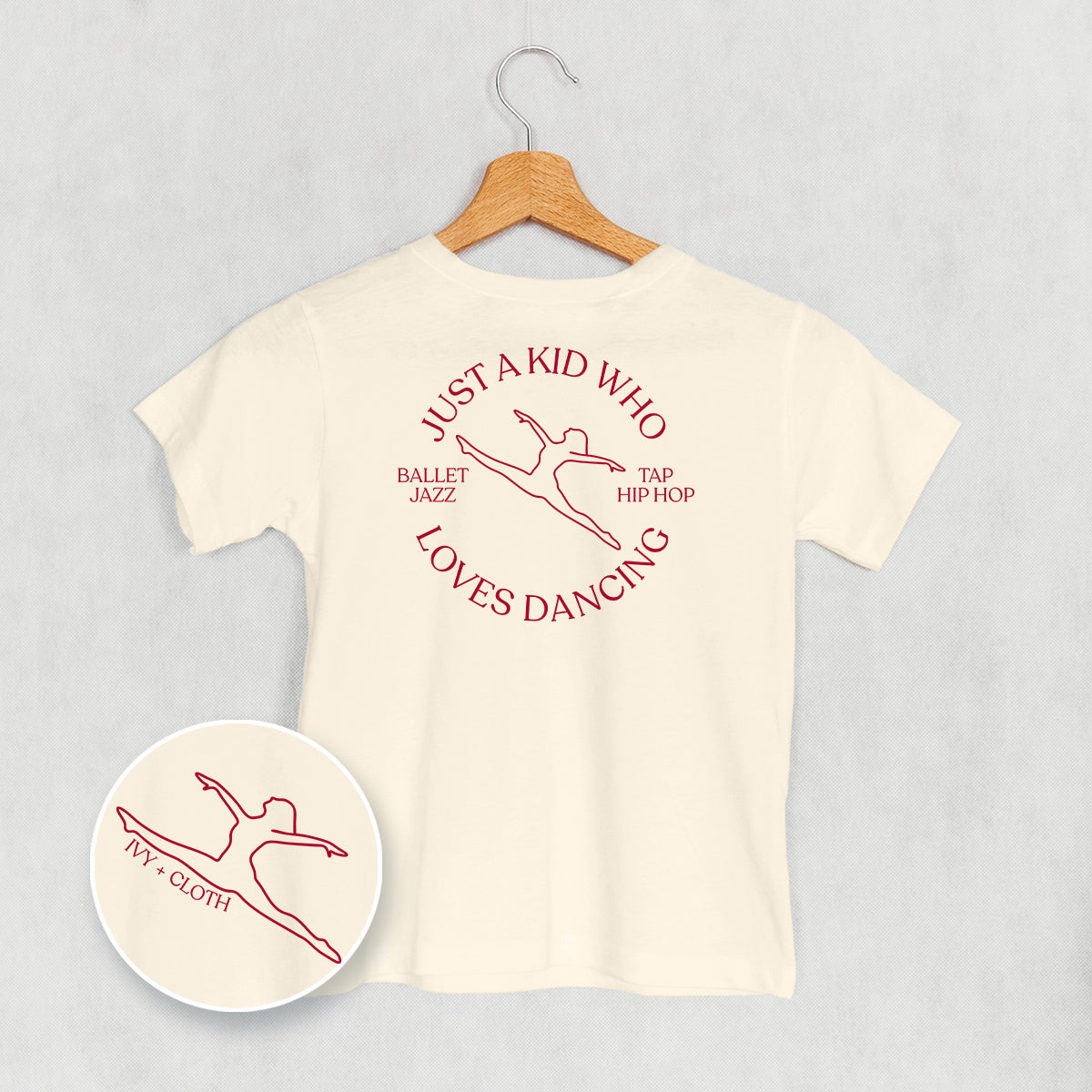 Just A Kid Who Loves Dancing (Kids Back Print)