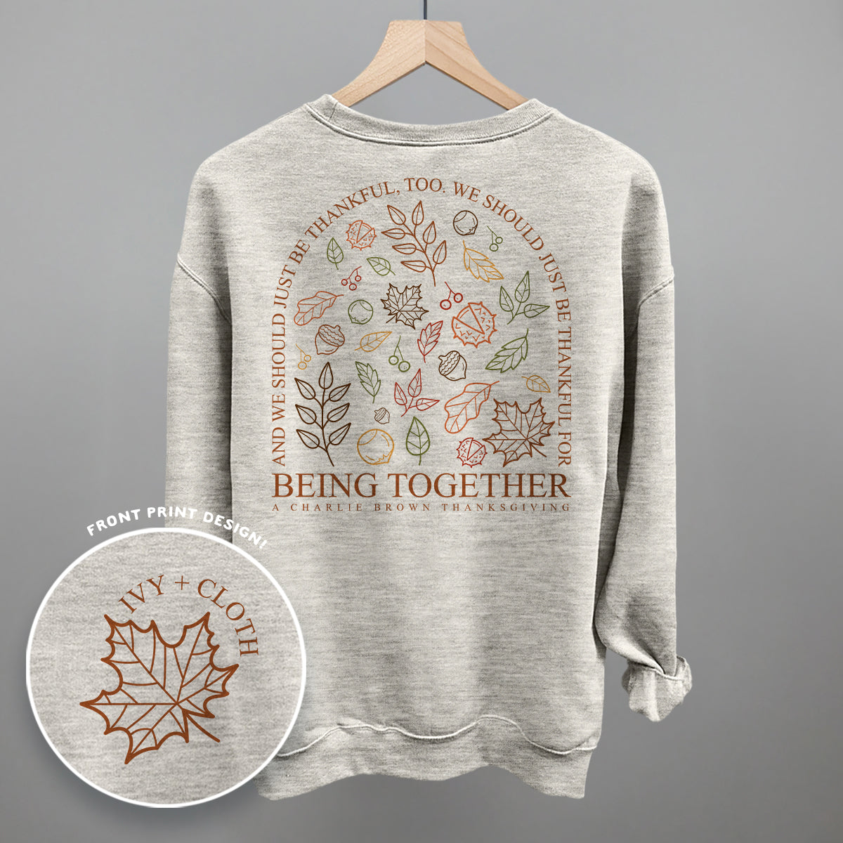 Thankful For Being Together (Back Print)