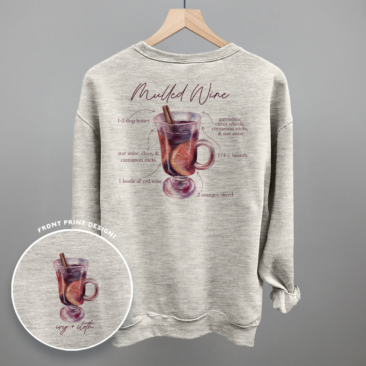 Mulled Wine Recipe (Back Print)