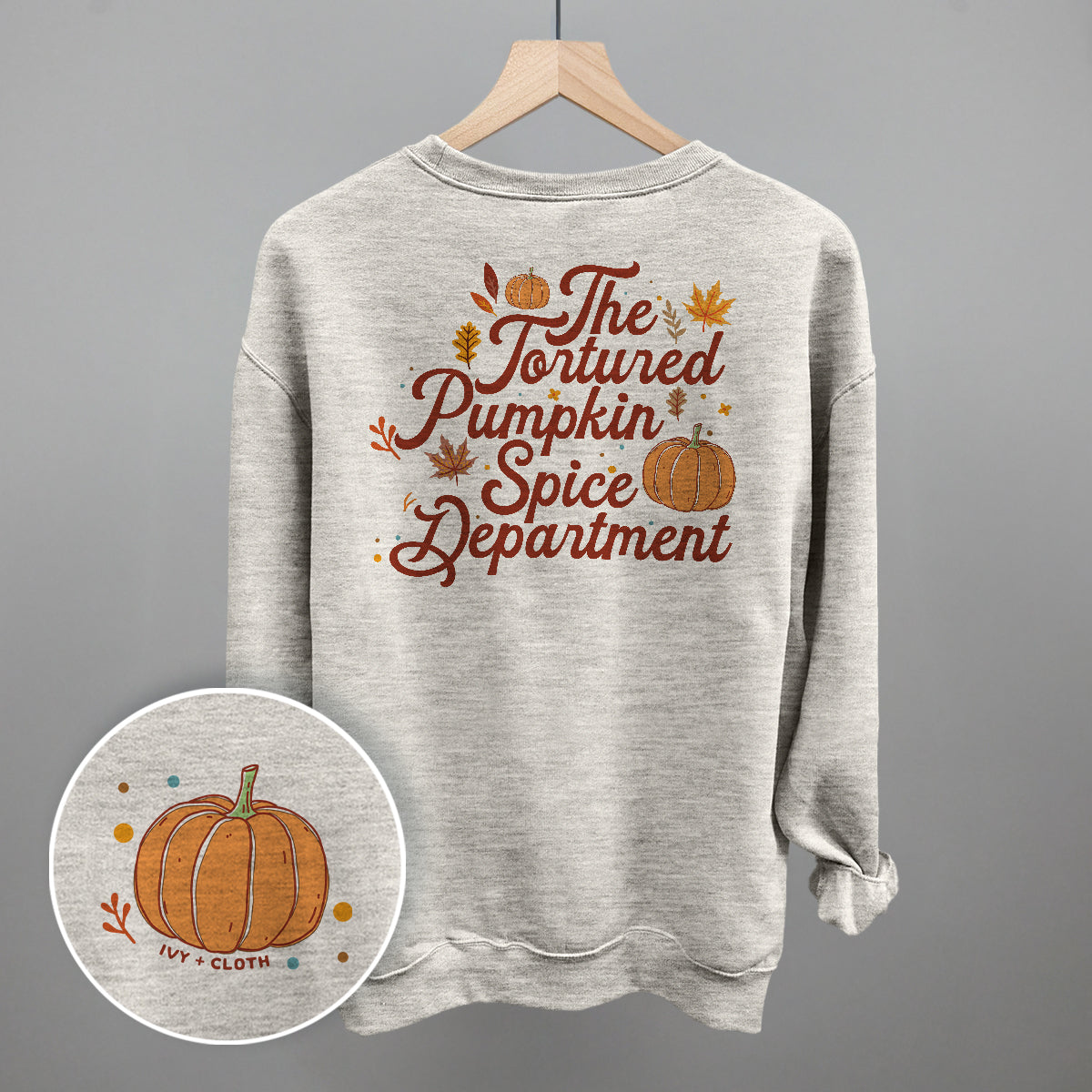 The Tortured Pumpkin Spice Department (Back Print)