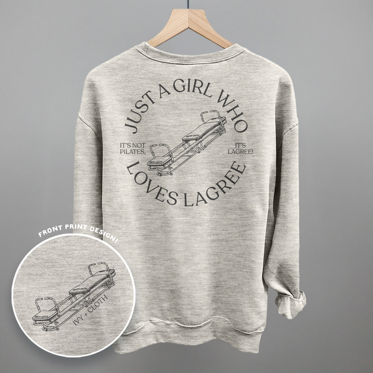 Just A Girl Who Loves Lagree (Back Print)