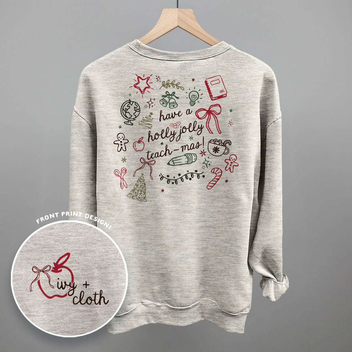 Have A Holly Jolly Teach-Mas (Back Print)