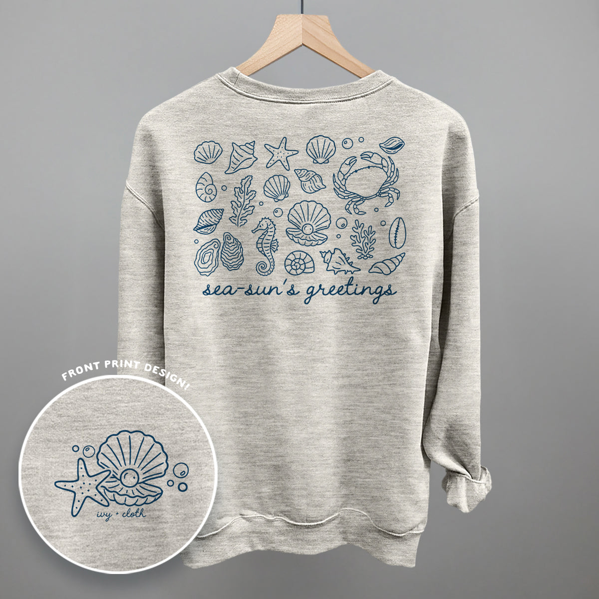 Sea-Sun's Greetings (Back Print)