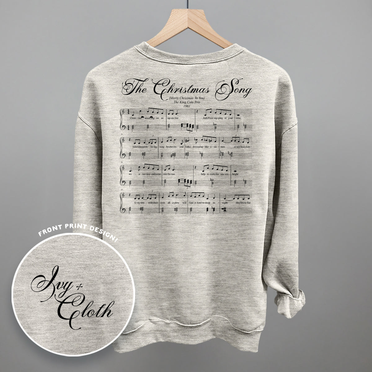 The Christmas Song Sheet Music (Back Print)