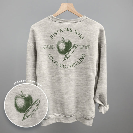Just A Girl Who Loves Counseling (Back Print)