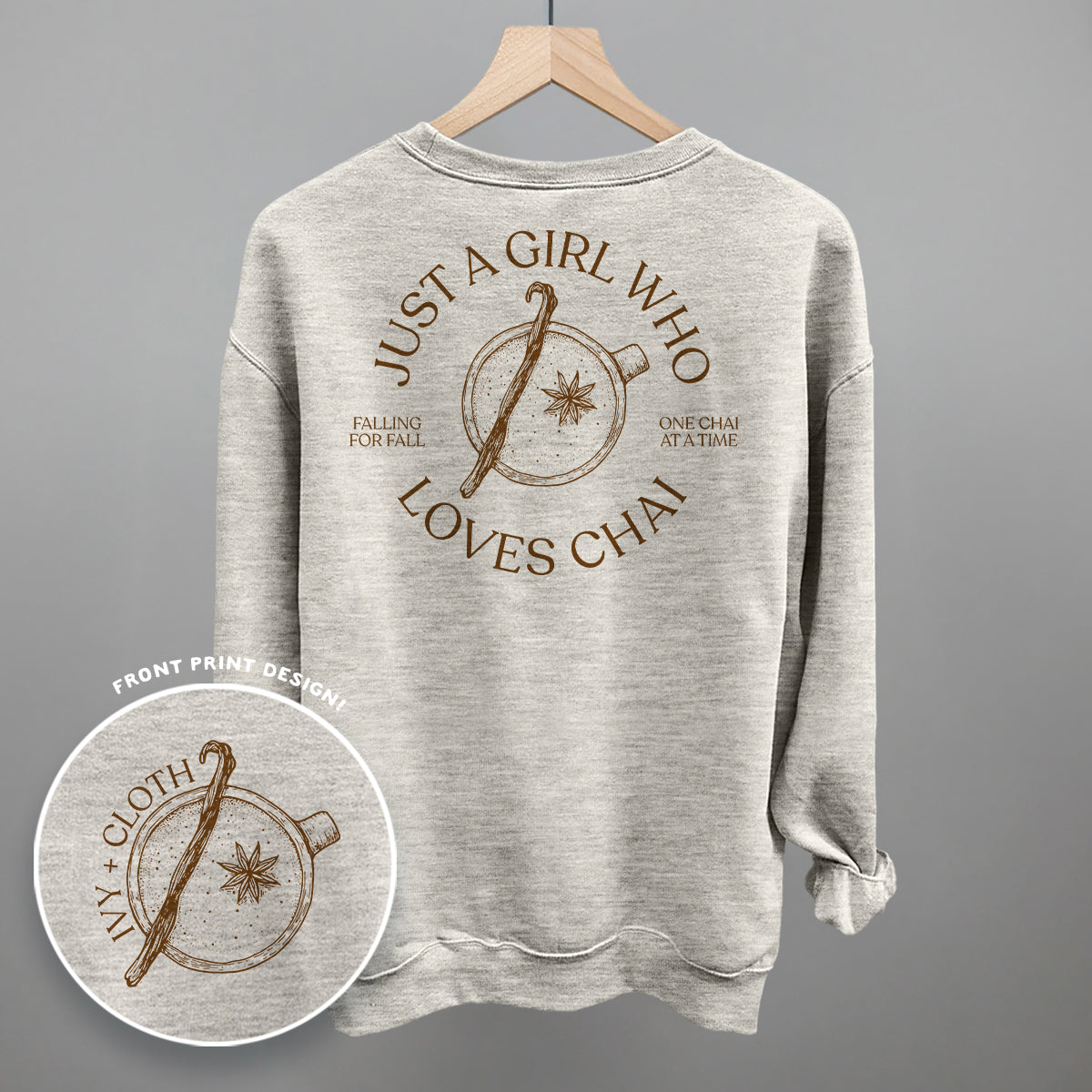 Just A Girl Who Loves Chai (Back Print)