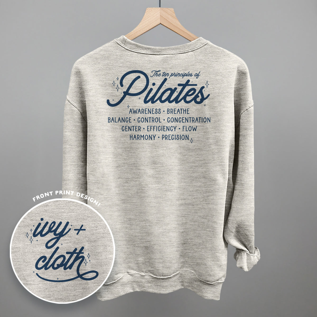 The 10 Principles Of Pilates (Back Print)