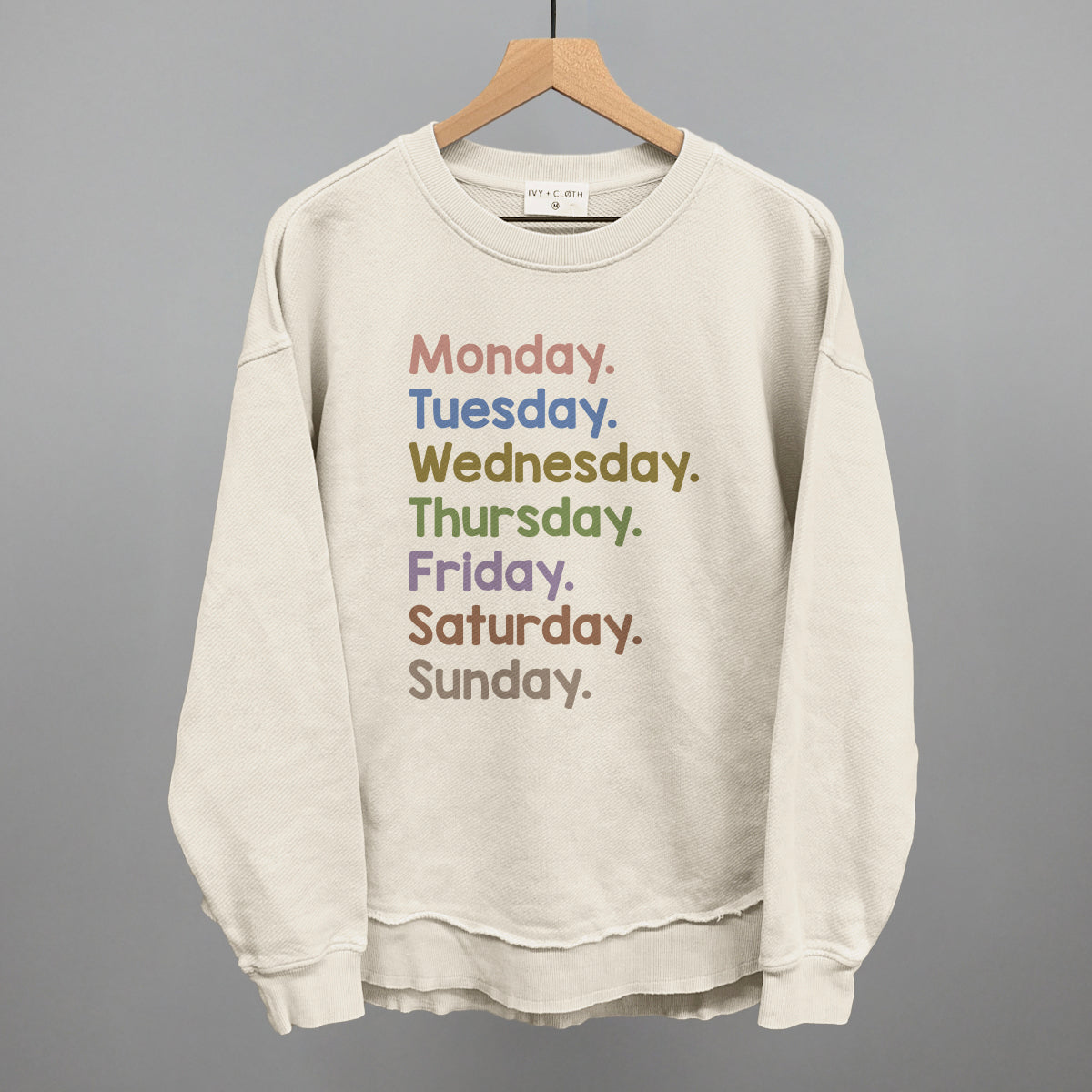 Days Of The Week Colorful