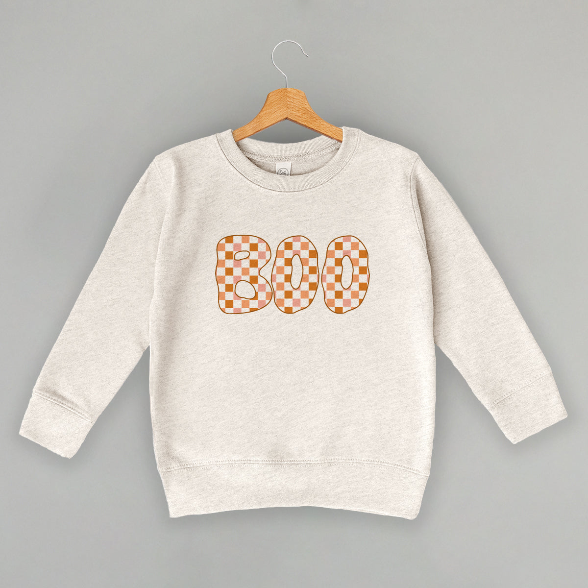 Boo Checkered (Pink & Orange) (Kids)