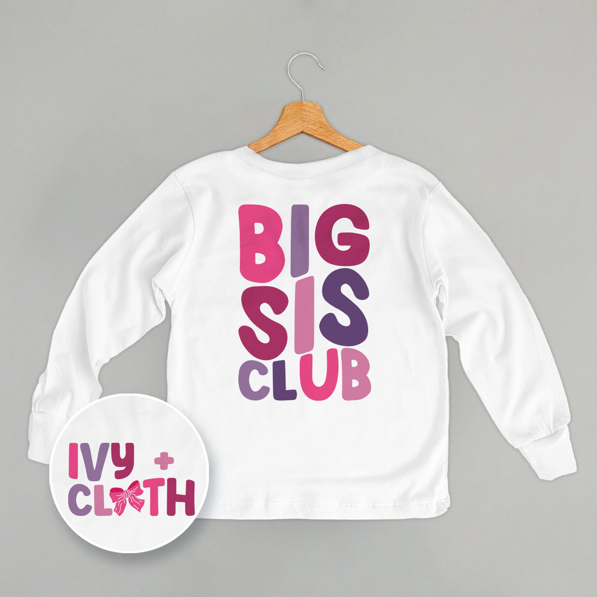 Big Sis Club (Kids Back Print)