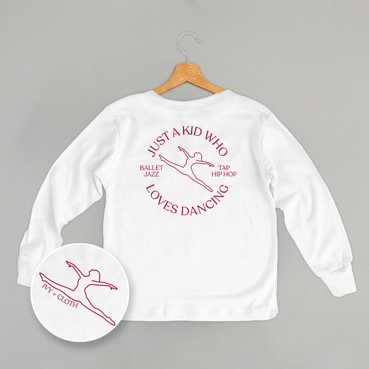 Just A Kid Who Loves Dancing (Kids Back Print)