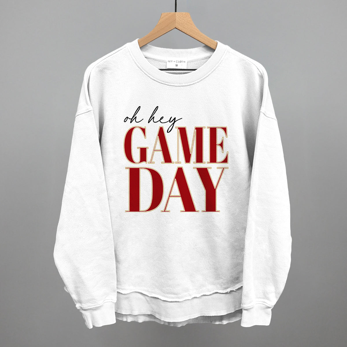 Oh Hey Game Day (Red + Gold)