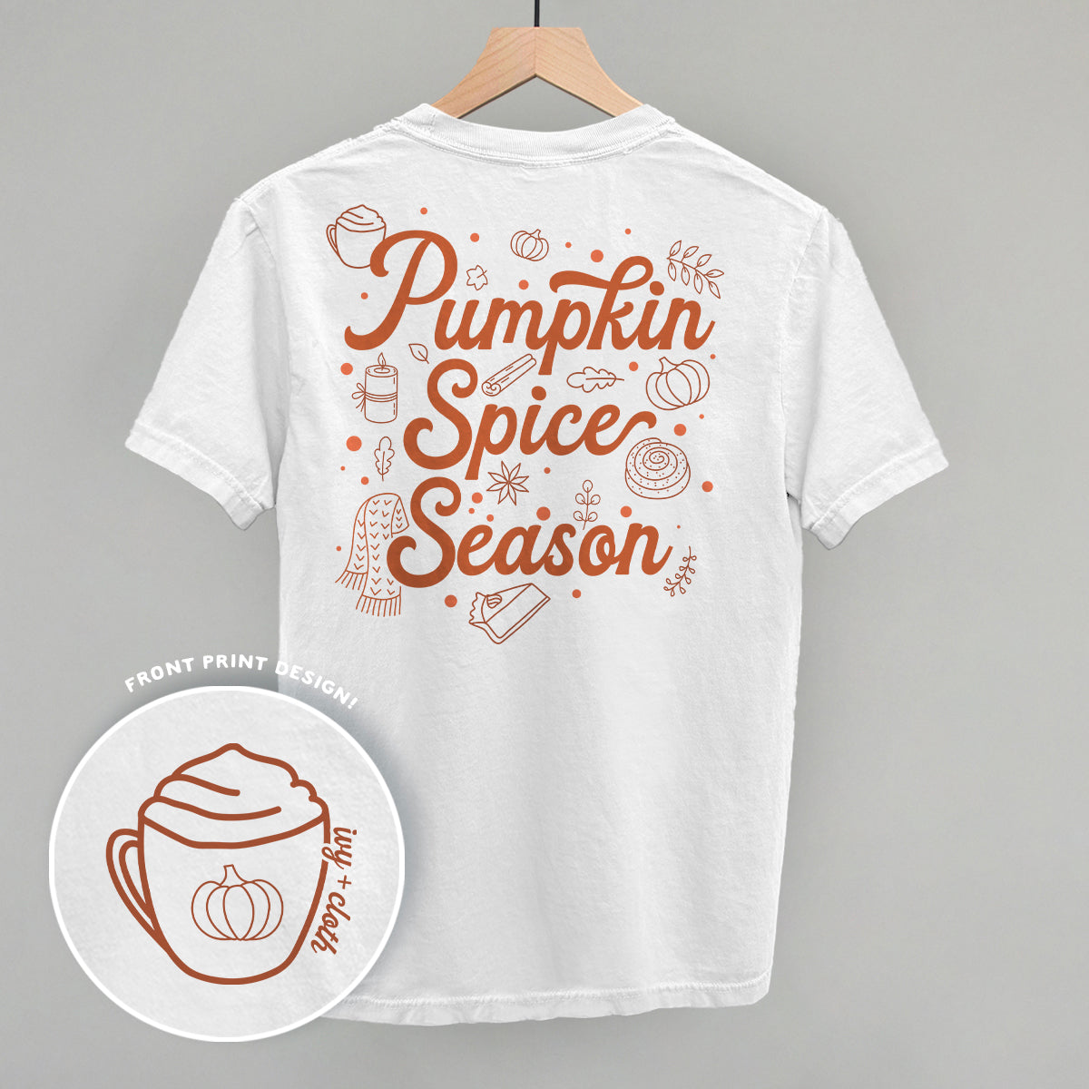 Pumpkin Spice Season Doodles (Back Print)