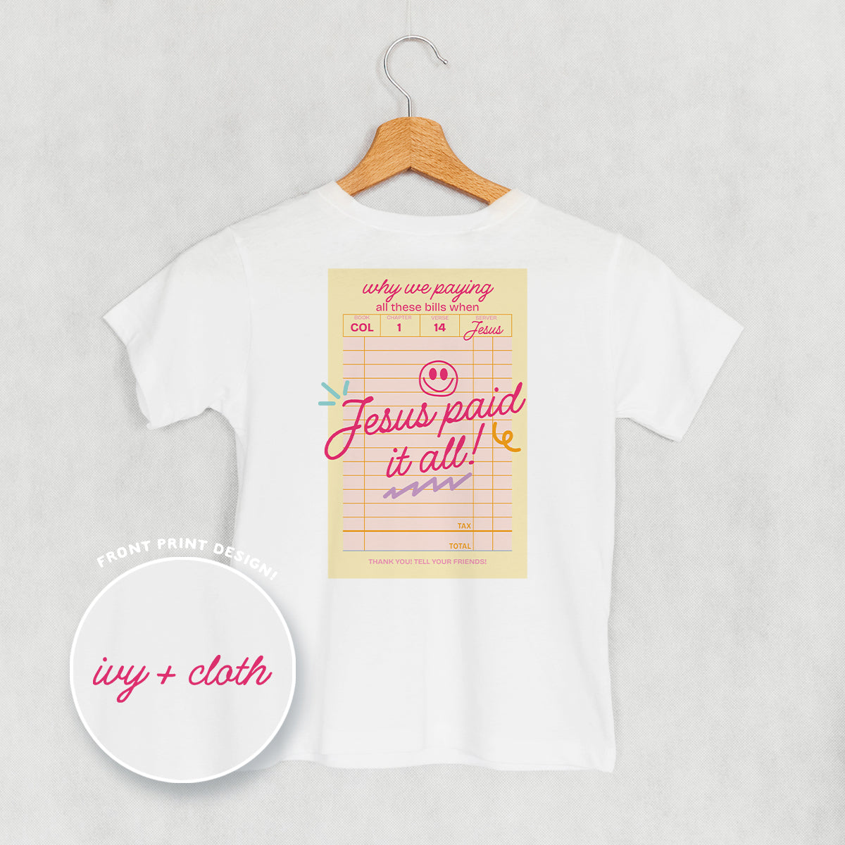 Jesus Paid It All (Kids Back Print)