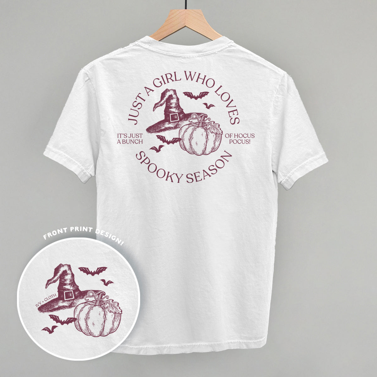 Just A Girl Who Loves Spooky Season (Back Print)