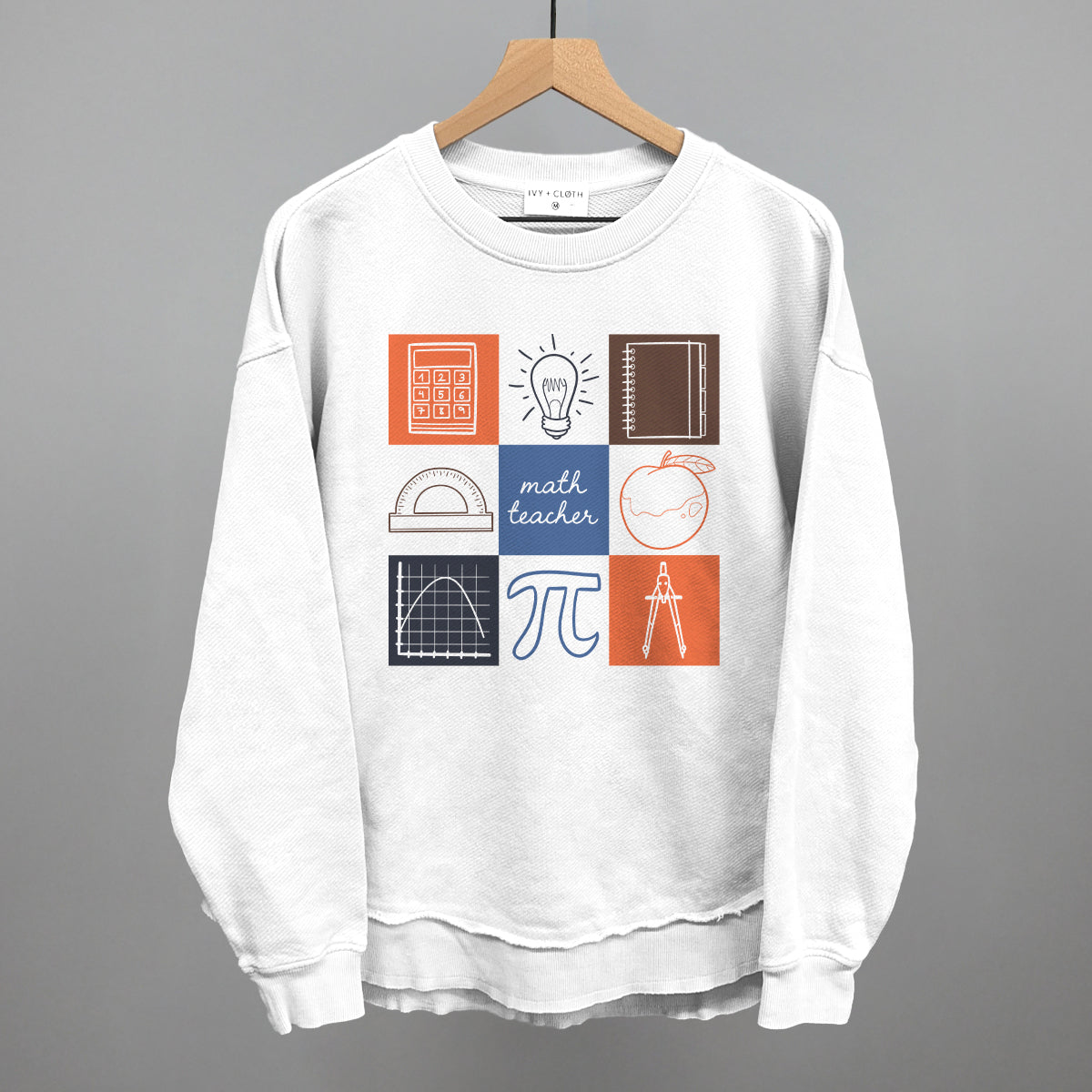 Math Teacher Doodle Grid