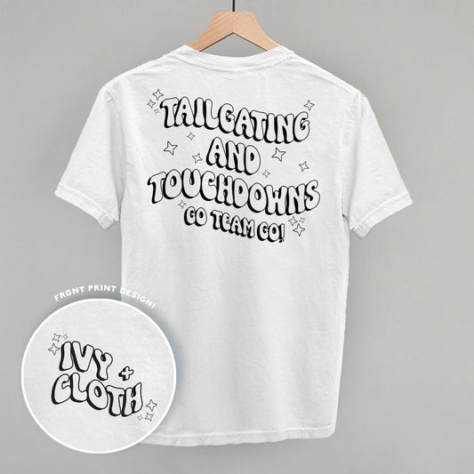 Tailgating and Touchdowns Black (Back Print)