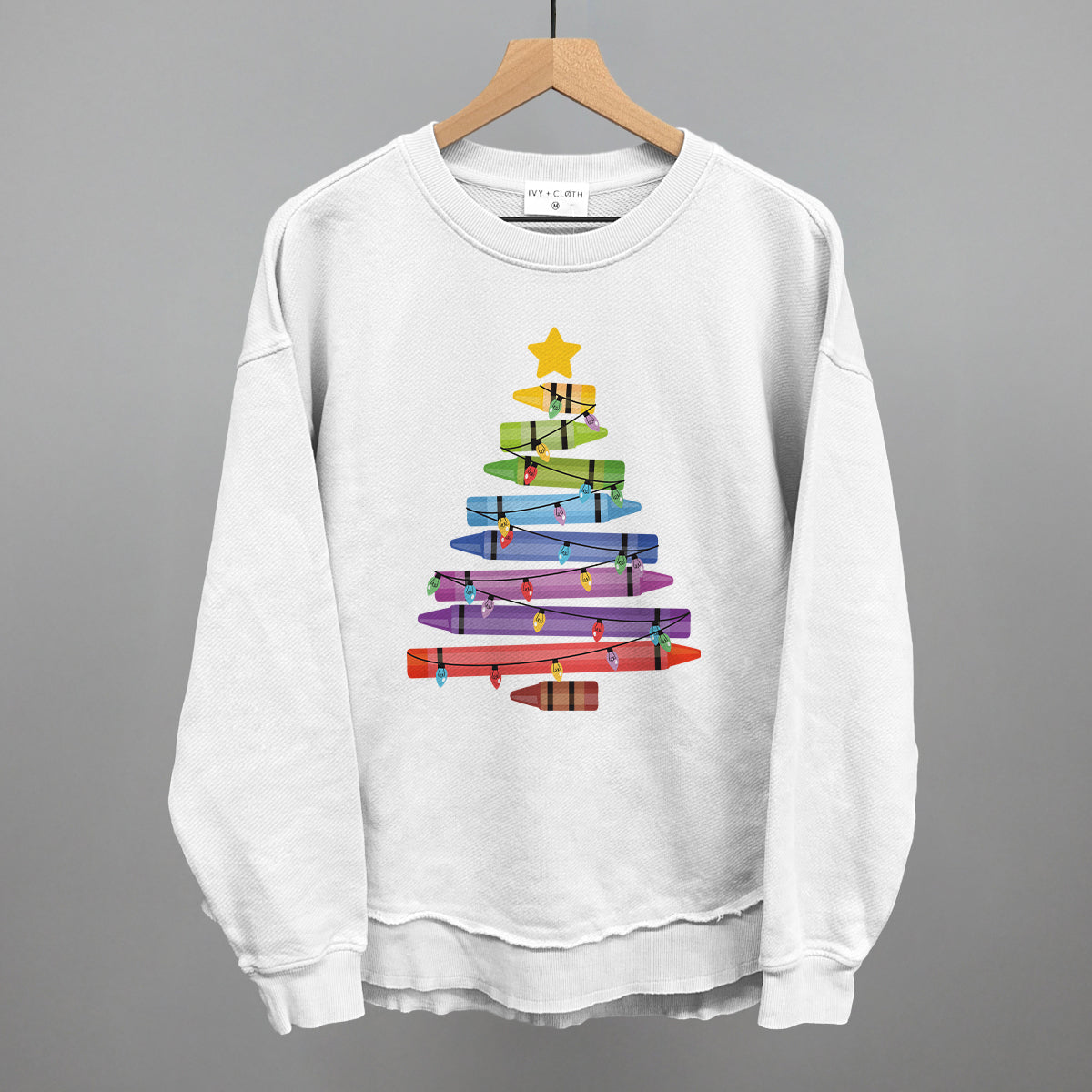 Crayon Christmas Tree