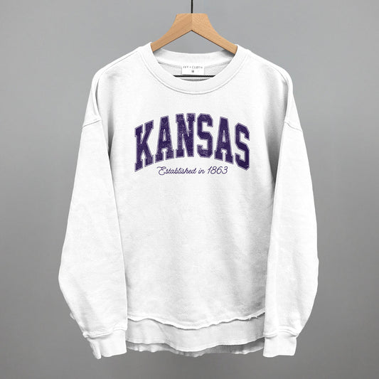 Kansas Varsity Arch (Purple)