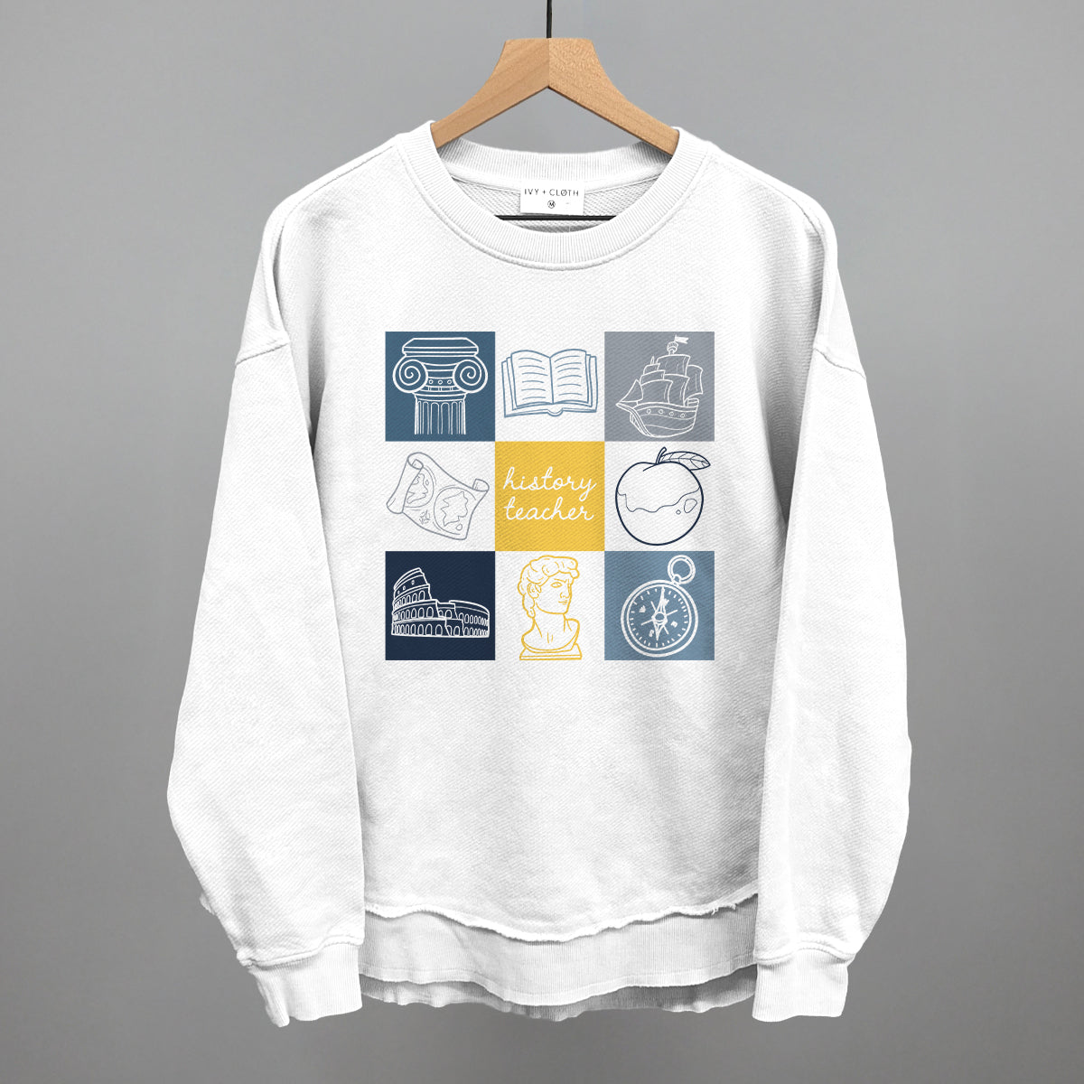 History Teacher Doodle Grid