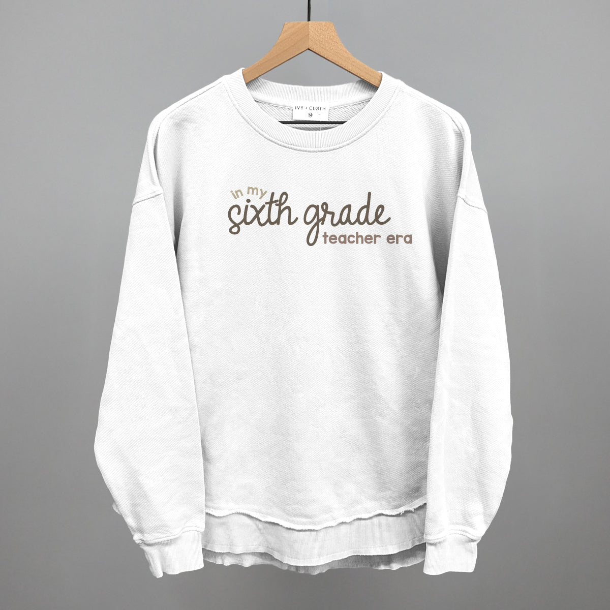 In My Sixth Grade Teacher Era