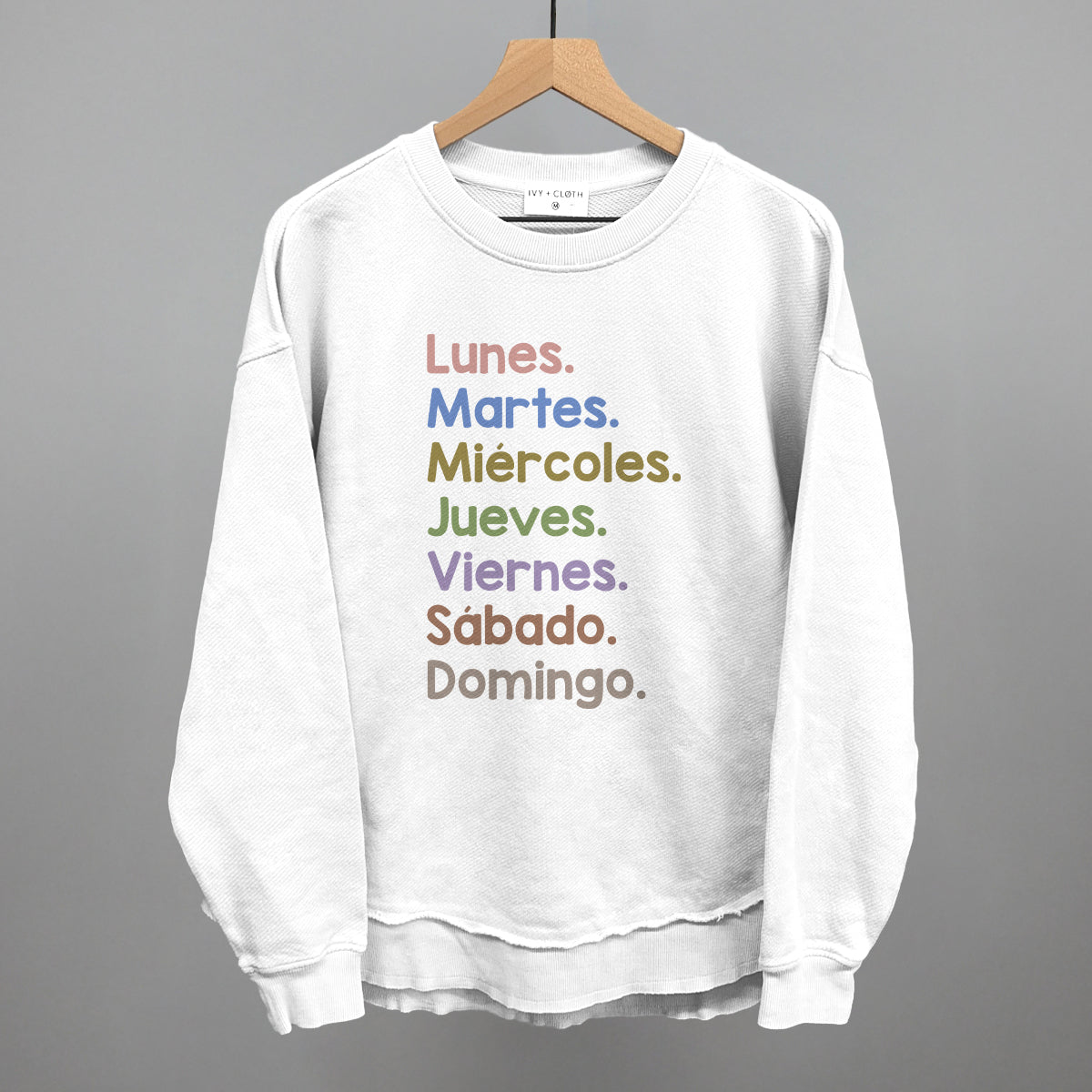 Dias De La Semana Colorful