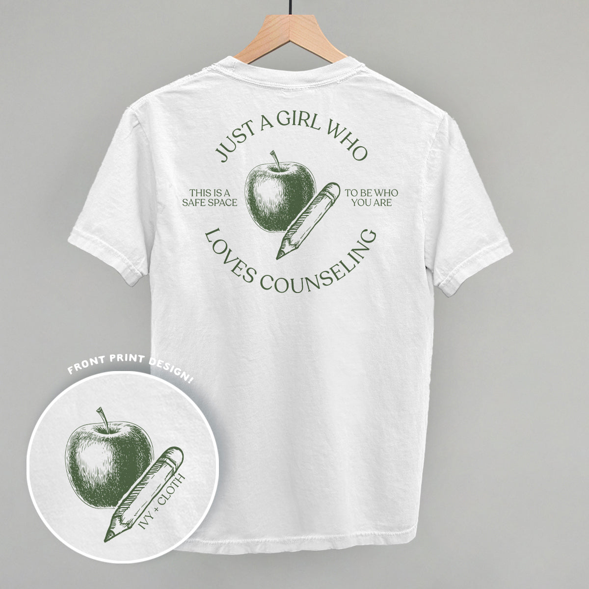 Just A Girl Who Loves Counseling (Back Print)