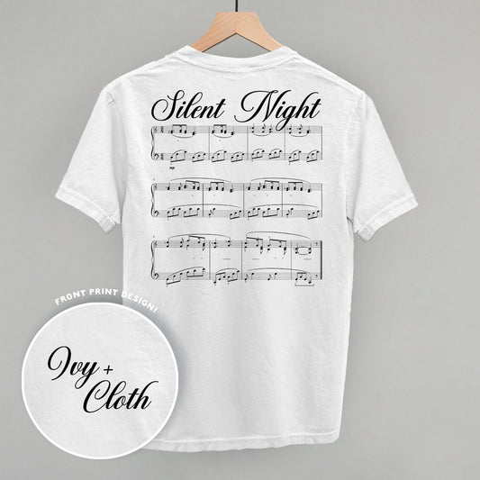 Silent Night Sheet Music (Back Print)