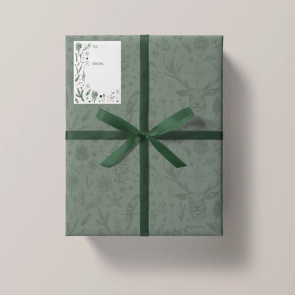 Holiday Pines Tags (Sticker Sheet)